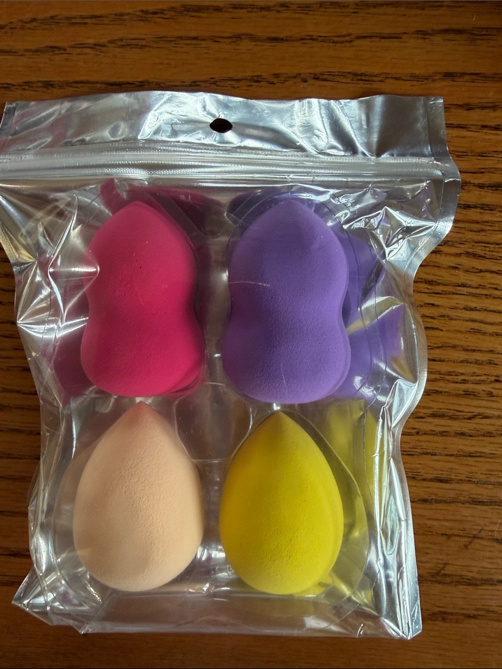 New Makeup Sponge Set - Pink, Purple, Peach, Yellow Beauty Blenders